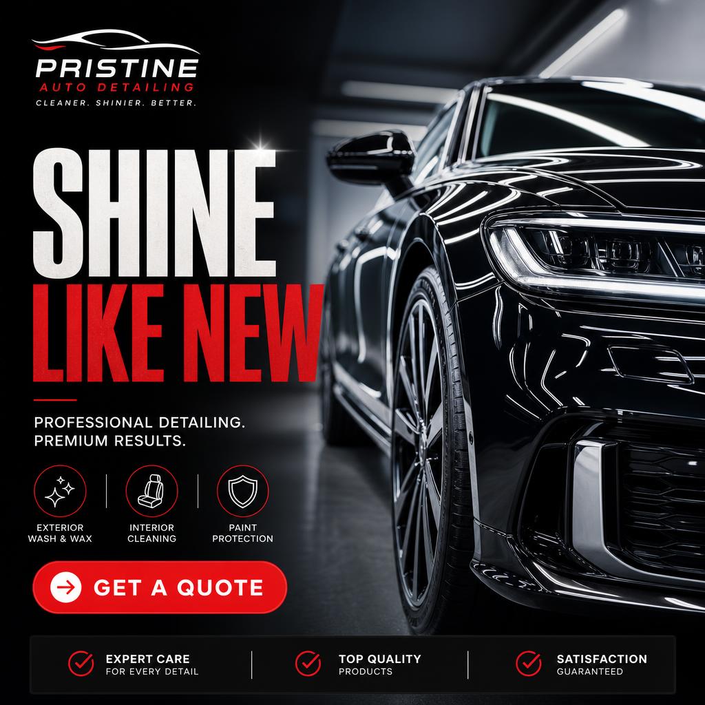 Ad sample: auto detailing service ad
